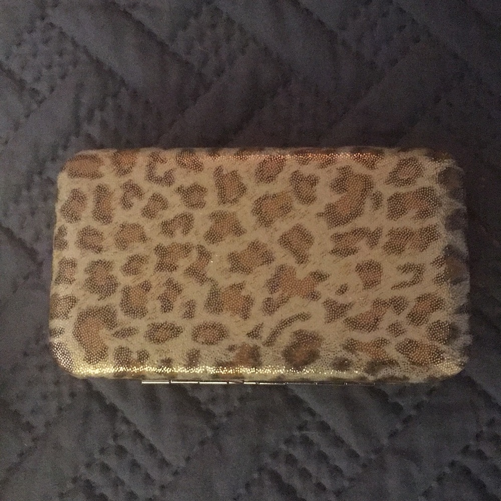 Shimmery Animal Print Phone Wallet